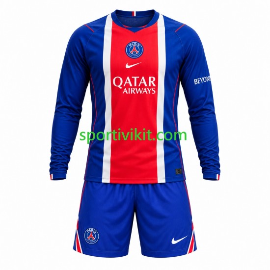 Completo da calcio Bambini Paris Saint-Germain Maglia Prima 2026-2027 Manica Lunga