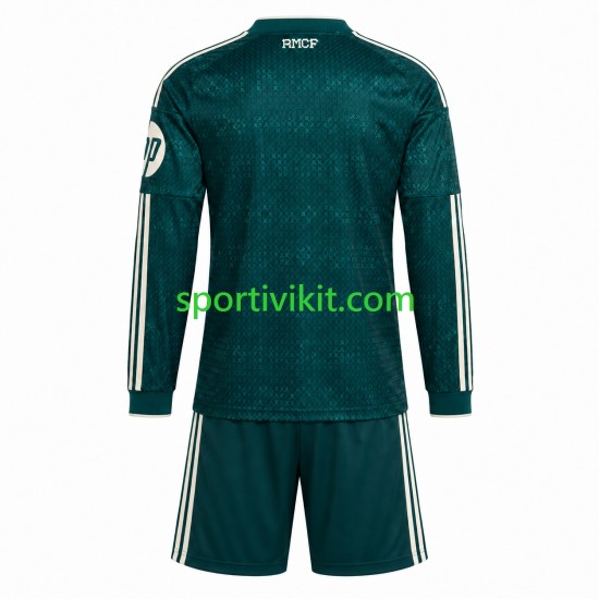 Completo da calcio Bambini Real Madrid Maglia Seconda 2026-2027 Manica Lunga