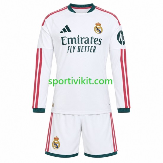 Completo da calcio Bambini Real Madrid Maglia Prima 2026-2027 Manica Lunga