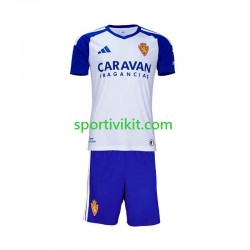 Completo da calcio Bambini Real Zaragoza Maglia Prima 2026-2027 Manica Corta