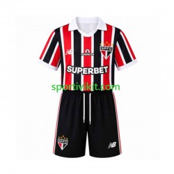 Completo da calcio Bambini Sao Paulo Maglia Seconda 2026-2027 Manica Corta