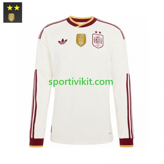 Spagna Uomo Maglia Seconda 2026-2027 Manica Lunga