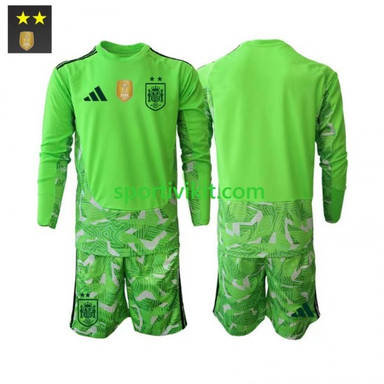 Completo da calcio Bambini Spagna Portiere Maglia Terza 2026-2027 Manica Lunga