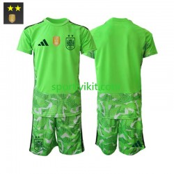 Completo da calcio Bambini Spagna Portiere Maglia Terza 2026-2027 Manica Corta