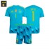 Completo da calcio Bambini Spagna Portiere David Raya 1 Maglia Prima 2026-2027 Manica Corta
