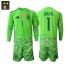 Completo da calcio Bambini Spagna Portiere David Raya 1 Maglia Terza 2026-2027 Manica Lunga