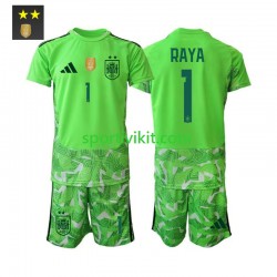 Completo da calcio Bambini Spagna Portiere David Raya 1 Maglia Terza 2026-2027 Manica Corta