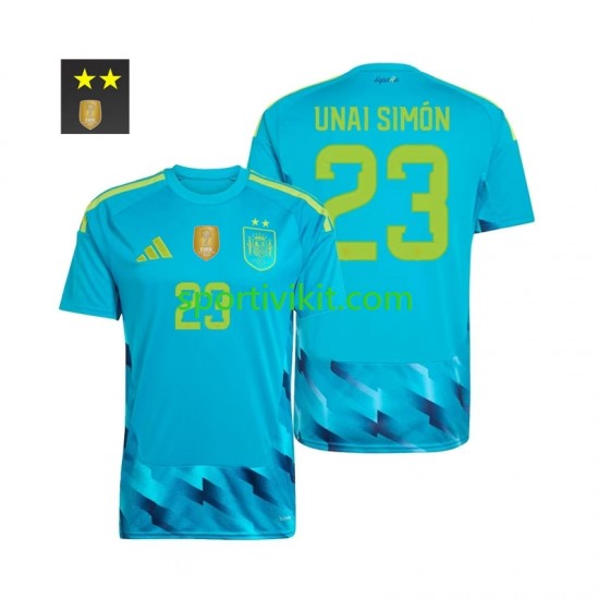 Spagna Portiere Unai Simon 23 Uomo Maglia Prima 2026-2027 Manica Corta