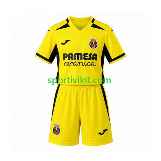 Completo da calcio Bambini Villarreal CF Maglia Prima 2026-2027 Manica Corta