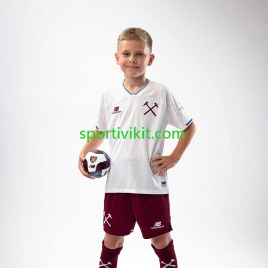 Completo da calcio Bambini West Ham United Maglia Seconda 2026-2027 Manica Corta