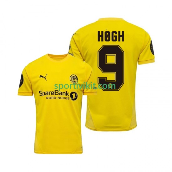FK Bodø/Glimt Kasper Hogh 9 Uomo Maglia Prima 2025 Manica Corta