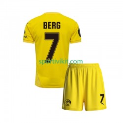 Completo da calcio Bambini FK Bodø/Glimt Patrick Berg 7 Maglia Prima 2025 Manica Corta