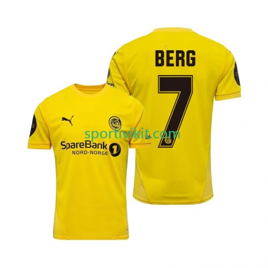 FK Bodø/Glimt Patrick Berg 7 Uomo Maglia Prima 2025 Manica Corta