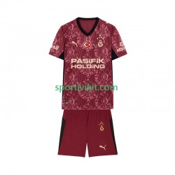 Completo da calcio Bambini Galatasaray Maglia Terza 2025-2026 Manica Corta