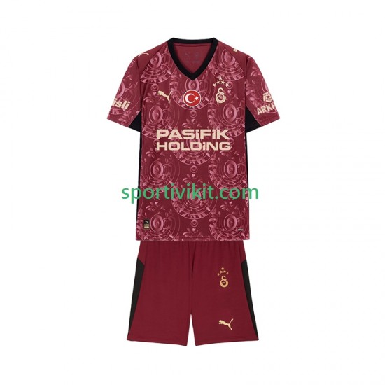 Completo da calcio Bambini Galatasaray Maglia Terza 2025-2026 Manica Corta