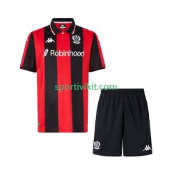 Completo da calcio Bambini OGC Nice Maglia Prima 2025-2026 Manica Corta