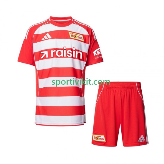 Completo da calcio Bambini Union Berlin Maglia Prima 2025-2026 Manica Corta