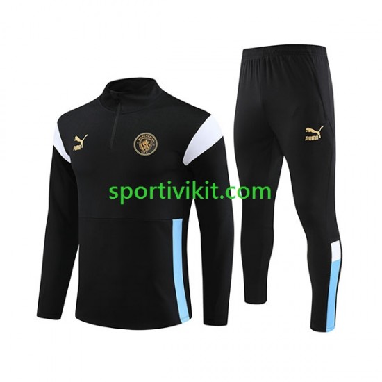 Manchester City Nero Completo da allenamento 2023-2024 Manchester City Nero Completo da allenamento 2023-2024
