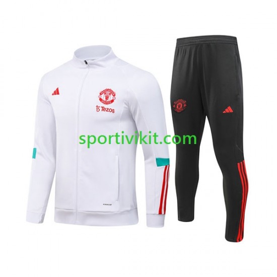 Manchester United Bianco Tuta da allenamento 2023-2024 Manchester United Bianco Tuta da allenamento 2023-2024