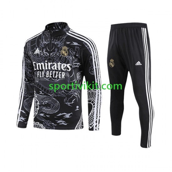 Real Madrid Dragon Nero Completo da allenamento 2023-2024