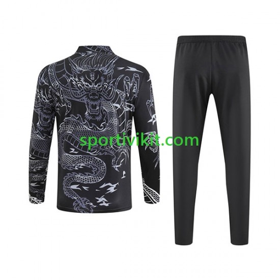Real Madrid Dragon Nero Completo da allenamento 2023-2024
