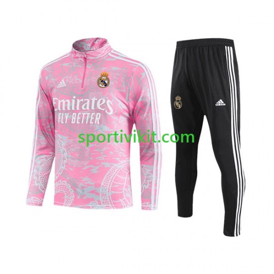 Real Madrid Dragon Rosa Completo da allenamento 2023-2024 Real Madrid Dragon Rosa Completo da allenamento 2023-2024