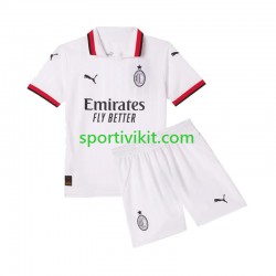 Completo da calcio Bambini AC Milan Maglia Seconda 2024-2025 Manica Corta