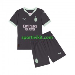 Completo da calcio Bambini AC Milan Maglia Terza 2024-2025 Manica Corta