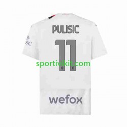 AC Milan Christian Pulisic 11 Uomo Maglia Seconda 2023-2024 Manica Corta