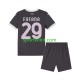 Completo da calcio Bambini AC Milan Fofana 29 Maglia Terza 2024-2025 Manica Corta Completo da calcio Bambini AC Milan Fofana 29 Maglia Terza 2024-2025 Manica Corta