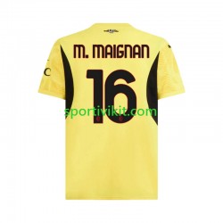 AC Milan Portiere Mike Maignan 16 Uomo Maglia Seconda 2024-2025 Manica Corta
