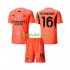 Completo da calcio Bambini AC Milan Portiere Mike Maignan 16 Maglia Quarto 2024-2025 Manica Corta