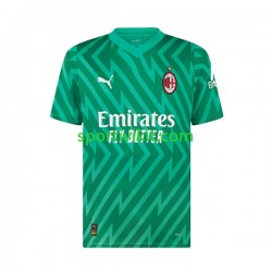 Completo da calcio Bambini AC Milan Portiere Mike Maignan 16 Maglia Prima 2023-2024 Manica Corta