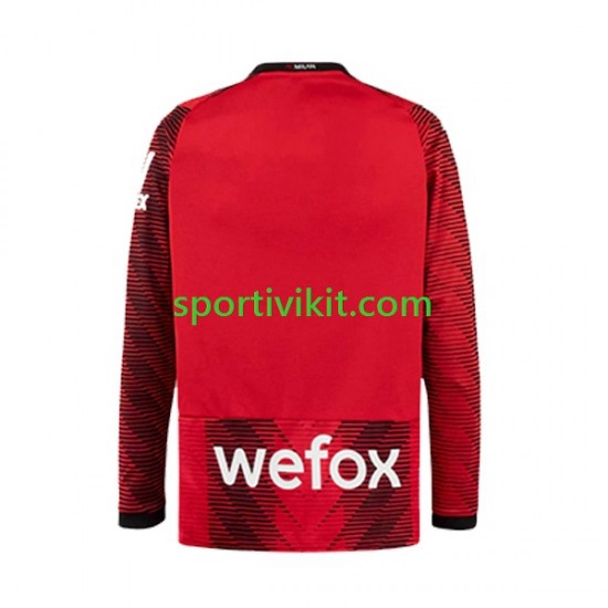 AC Milan Uomo Maglia Prima 2023-2024 Manica Lunga
