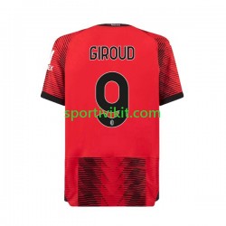 AC Milan Olivier Giroud 9 Uomo Maglia Prima 2023-2024 Manica Corta
