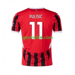 AC Milan Pulisic 11 Uomo Maglia Prima 2024-2025 Manica Corta