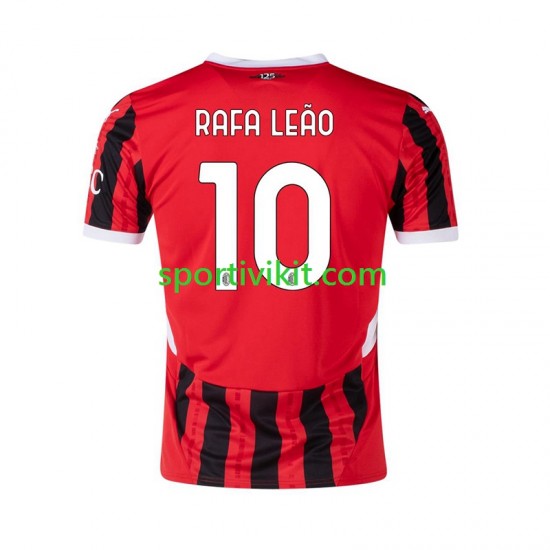 AC Milan RAFA LEAO 10 Uomo Maglia Prima 2024-2025 Manica Corta AC Milan RAFA LEAO 10 Uomo Maglia Prima 2024-2025 Manica Corta