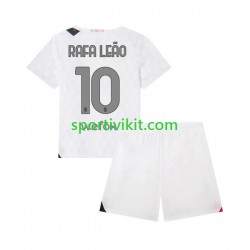 Completo da calcio Bambini AC Milan Rafael Leao 10 Maglia Seconda 2023-2024 Manica Corta