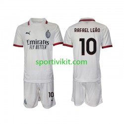 Completo da calcio Bambini AC Milan Rafael Leao 10 Maglia Seconda 2024-2025 Manica Corta