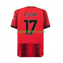 AC Milan Rafael Leao 17 Uomo Maglia Prima 2023-2024 Manica Corta