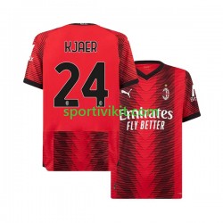 AC Milan Simon Kjaer 24 Uomo Maglia Prima 2023-2024 Manica Corta