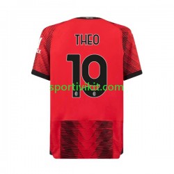 AC Milan Theo Hernandez 19 Uomo Maglia Prima 2023-2024 Manica Corta
