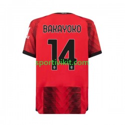 AC Milan Tiemoue Bakayoko 14 Uomo Maglia Prima 2023-2024 Manica Corta
