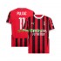 AC Milan UCL Font PULISIC 11 Uomo Maglia Prima 2024-2025 Manica Corta