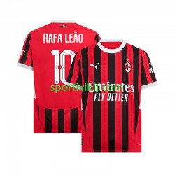 AC Milan UCL Font RAFA LEAO 10 Uomo Maglia Prima 2024-2025 Manica Corta