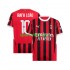 AC Milan UCL Font RAFA LEAO 10 Uomo Maglia Prima 2024-2025 Manica Corta