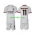 Completo da calcio Bambini AC Milan ibrahimovic 11 Maglia Seconda 2024-2025 Manica Corta
