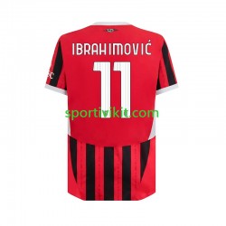 AC Milan ibrahimovic 11 Uomo Maglia Prima 2024-2025 Manica Corta