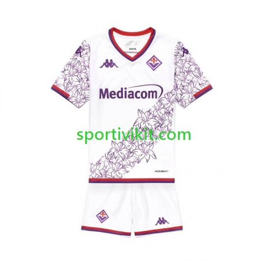 Completo da calcio Bambini ACF Fiorentina Maglia Seconda 2023-2024 Manica Corta