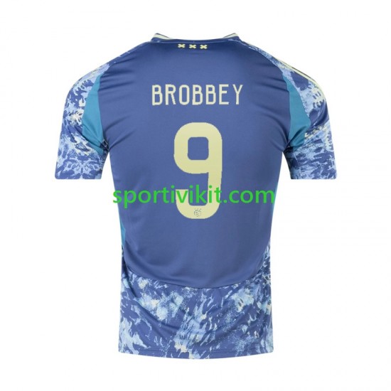 AFC Ajax Brian Brobbey 9 Uomo Maglia Seconda 2024-2025 Manica Corta
